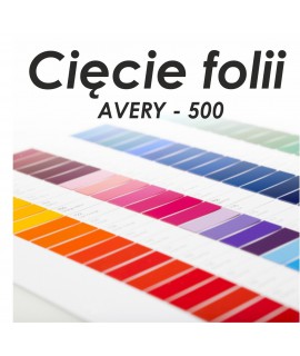 FOLIA AVERY- 500 + cięcie ploterem