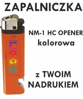 Zapalniczka z NADRUKIEM UV pełny kolor NM-1 HC OPENER kolorowa