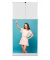 Roll-up druk na tkaninie banerowej Blockaut light 440g