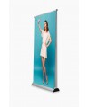 Roll-up druk na tkaninie banerowej Blockaut light 440g