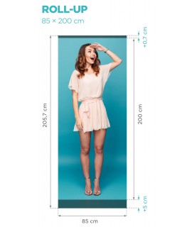 Roll-up / Rollup 85x200 TWIN - PODWÓJNY
