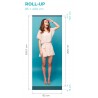 Roll-up druk na tkaninie banerowej Blockaut light 440g
