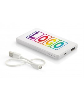 Power bank CARD 2600 mAh z nadrukiem UV