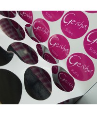 Folia z cięciem po obrysie