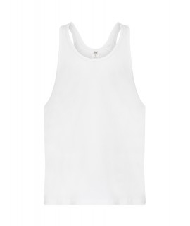 Koszulka Biała Tsualbch Urban Beach Unisex z nadrukiem DTG / DTF - JHK