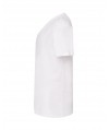 KOSZULKA MĘSKA BIAŁA TSUA PICO V-neck - Męska  Z NADRUKIEM DTG / DTF - JHK