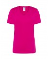 KOSZULKA DAMSKA KOLOROWA TSRLCMFP - COMFORT V-NECK  - z nadrukiem DTG / DTF - JHK