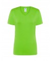 KOSZULKA DAMSKA KOLOROWA TSRLCMFP - COMFORT V-NECK  - z nadrukiem DTG / DTF - JHK