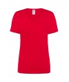 KOSZULKA DAMSKA KOLOROWA TSRLCMFP - COMFORT V-NECK  - z nadrukiem DTG / DTF - JHK