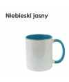 KUBEK Z KOLOROWYM UCHEM I ŚRODKIEM  13 kolorów kubka - z nadrukiem logo / grafika / zdjęcie