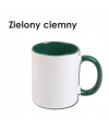 KUBEK Z KOLOROWYM UCHEM I ŚRODKIEM  13 kolorów kubka - z nadrukiem logo / grafika / zdjęcie