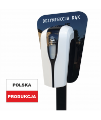 STACJA DO DEZYNFEKCJI RĄK - Dozownik automatyczny bezdotykowy - METEOR BLACK
