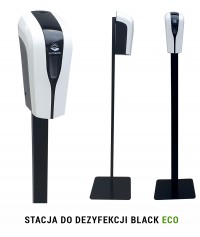 STACJA DO DEZYNFEKCJI RĄK - Dozownik automatyczny bezdotykowy - BLACK ECO