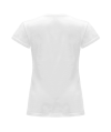 KOSZULKA DAMSKA BIAŁA TSRLCMFP - COMFORT V-NECK - Z NADRUKIEM DTG / DTF - JHK