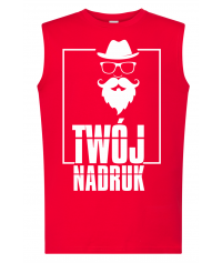 Koszulka Męska Kolorowa Tsua Tnk - Tank Top z Nadrukiem DTG / DTF - JHK