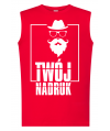 Koszulka Męska Kolorowa Tsua Tnk - Tank Top z Nadrukiem DTG / DTF - JHK