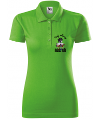 KOSZULKA POLO DAMSKA KOLOROWA Single J.223 z nadrukiem DTG / DTF - MALFINI