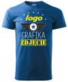 KOSZULKA MĘSKA KOLOROWA 129 BASIC z nadrukiem DTG / DTF - MALFINI