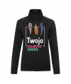 Bluza rozpinana damska 280g - 621160 - Fruit off the loom - z nadrukiem