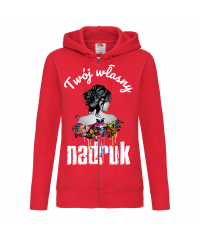 Bluza rozpinana z kapturem damska 280g - 621180 - Fruit of the loom