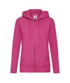 Bluza rozpinana z kapturem damska 280g - 621180 - Fruit of the loom