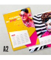 Kalendarz Listwowany A2 papier 170g