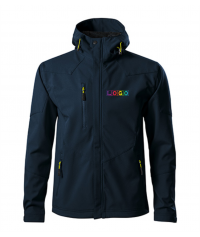 Kurtka SOFTSHELL męska z nadrukiem - MALFINI - NANO 531