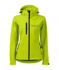 Kurtka SOFTSHELL damska z nadrukiem - MALFINI - PERFORMANCE 521