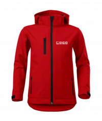 Kurtka SOFTSHELL dziecięca z nadrukiem - MALFINI - PERFORMANCE 535