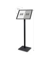 Stojak info/menu Premium czarny - A3