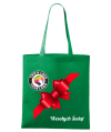 Torba bawełniana Świąteczna z logo - prezent - zielona