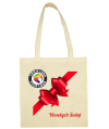 Torba bawełniana Świąteczna z logo - prezent - ecru