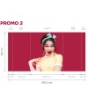 Trybunka Promo 2 z półką - MOCNY BLAT