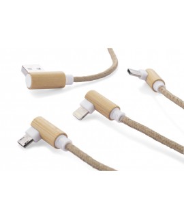 Kabel USB 3 w 1 FLAX