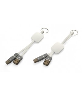 Kabel USB 2 w 1 MOBEE - biały