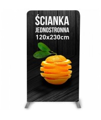 Ścianka reklamowa Prosta 120x230cm jednostronna EXPO