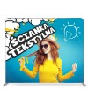 Ścianka reklamowa PROSTA 250x230cm tekstylna jednostronna