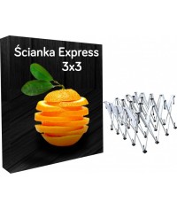 Ścianka reklamowa POP-UP / EXPRESS Exclusive 226x226cm tekstylna