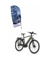 Flaga winder 220x70cm (flaga 160x70cm) z uchwytem do roweru