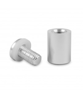 Dystans aluminiowy - 13x19, srebrny mat
