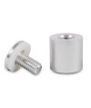 Dystans aluminiowy - 19x19, srebrny mat 