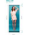 Rollup / Roll-up Classic 85x200 - WZMOCNIONY