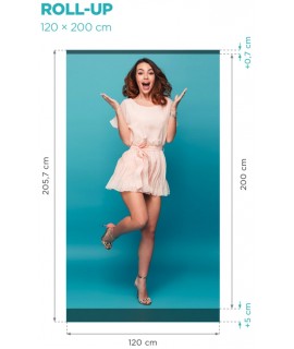 Rollup / Roll-up Classic 120x200 - WZMOCNIONY