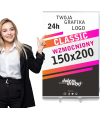 Rollup / Roll-up Classic 150x200 - WZMOCNIONY