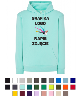 Bluza męska z własnym nadrukiem JHK SWRA - dostępna w 28 kolorach
